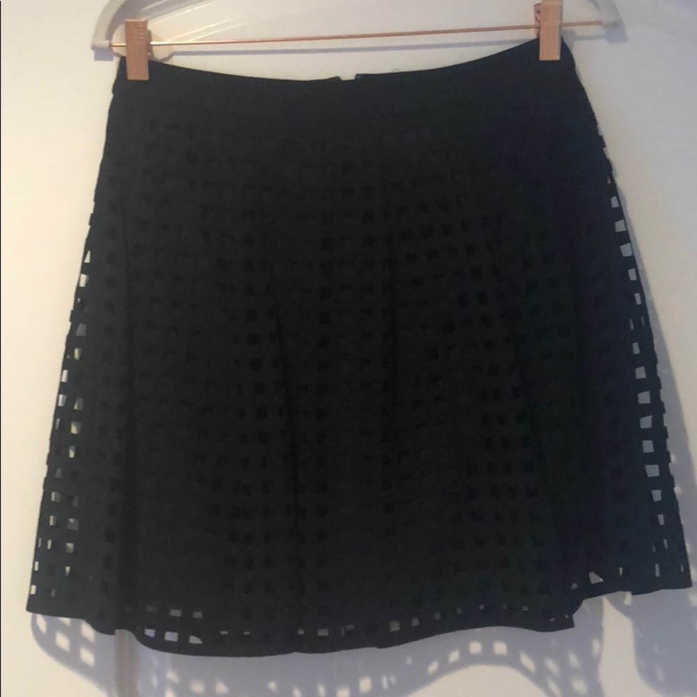 Reiss black mini skirt
